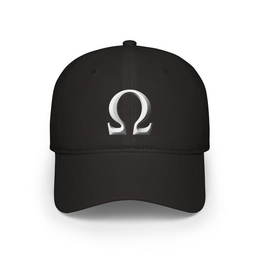 ΩOS Symbol Low-Profile Cap | Streetwear for Founding Citizens of the Reboot