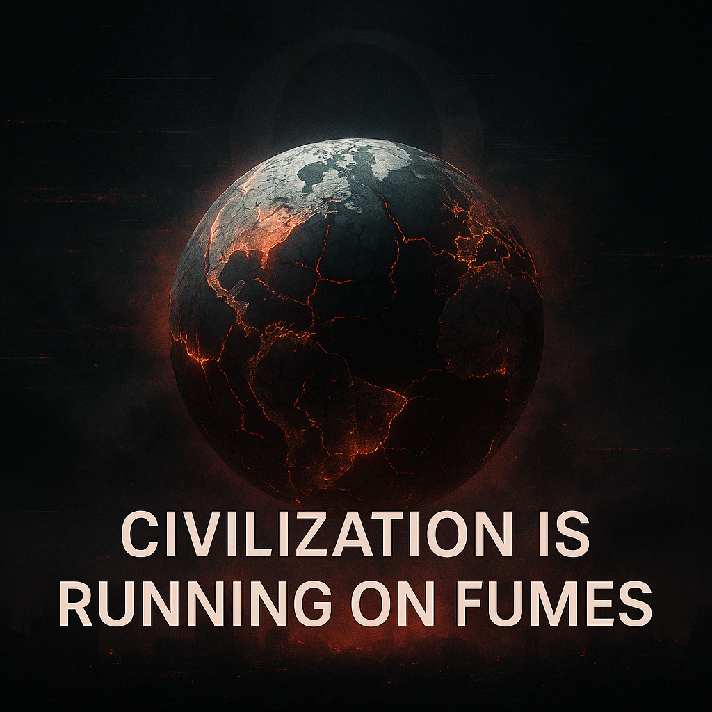 Civilization is running on fumes