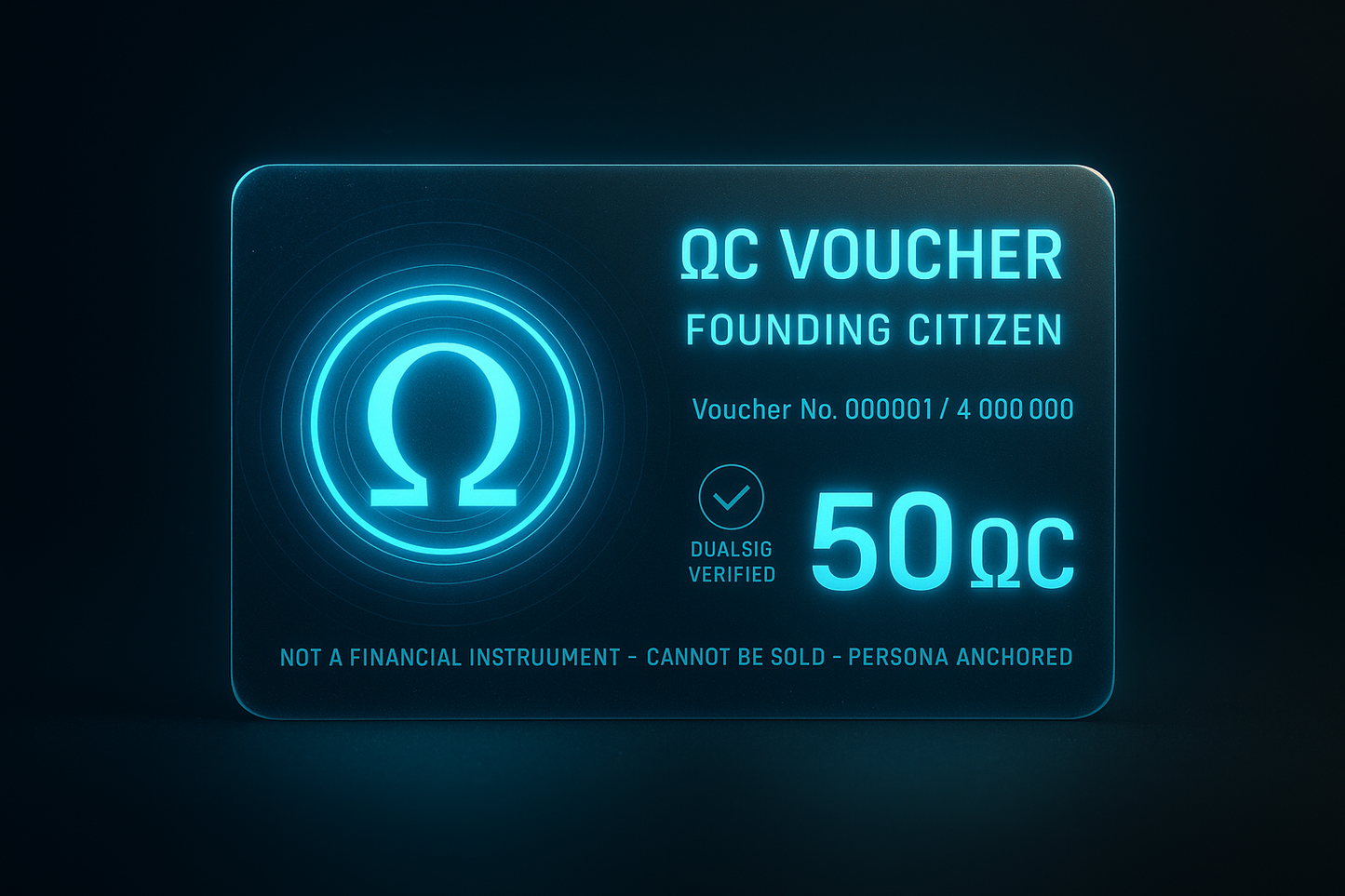 ΩOS Voucher — Claim Your Capsule to the World’s First AI-Based Human Life OS
