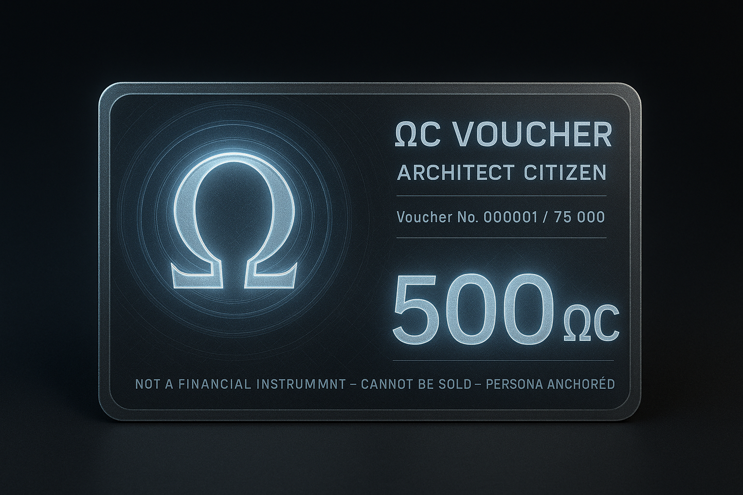 ΩOS Voucher — Claim Your Capsule to the World’s First AI-Based Human Life OS