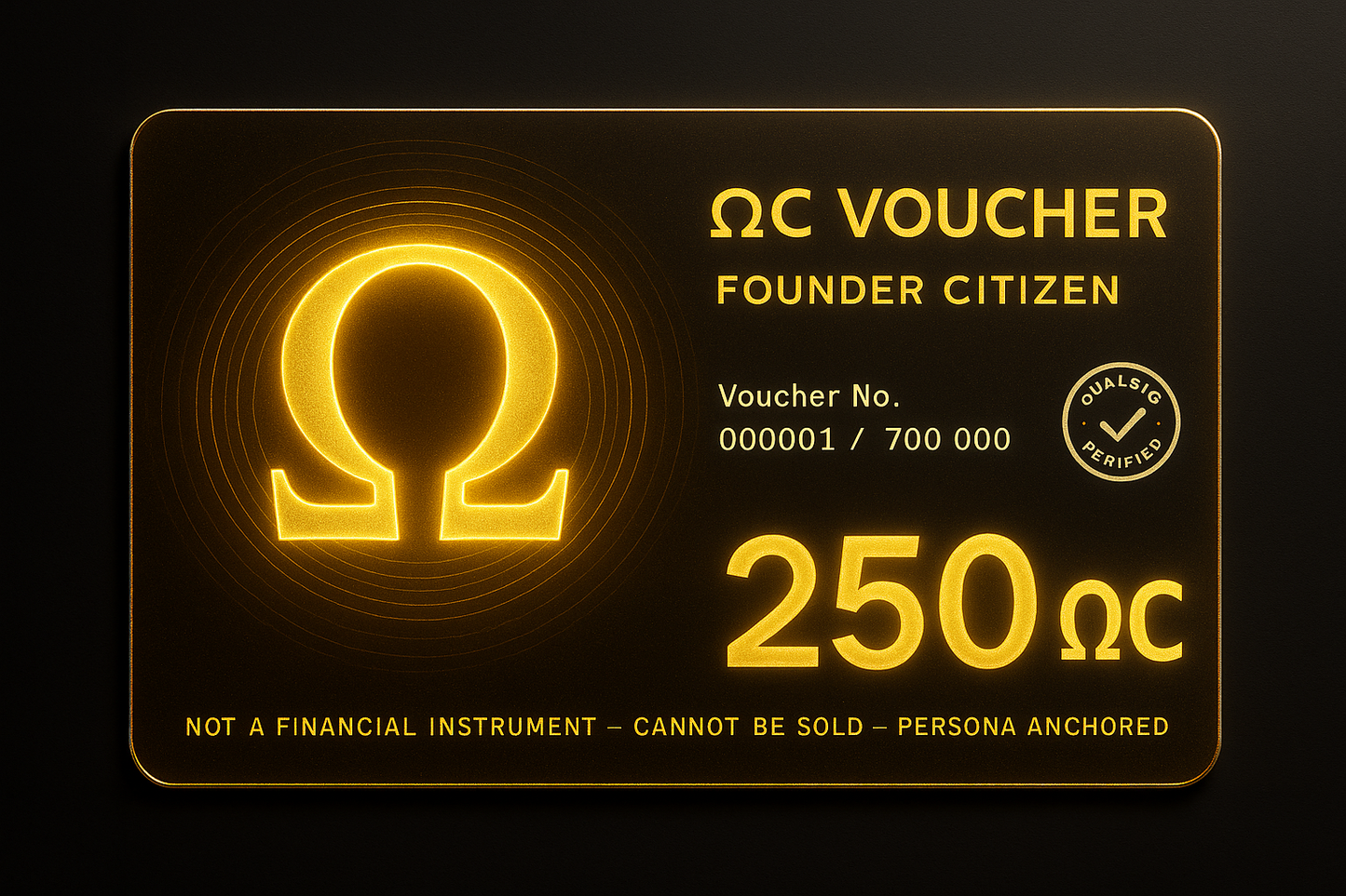 ΩOS Voucher — Claim Your Capsule to the World’s First AI-Based Human Life OS